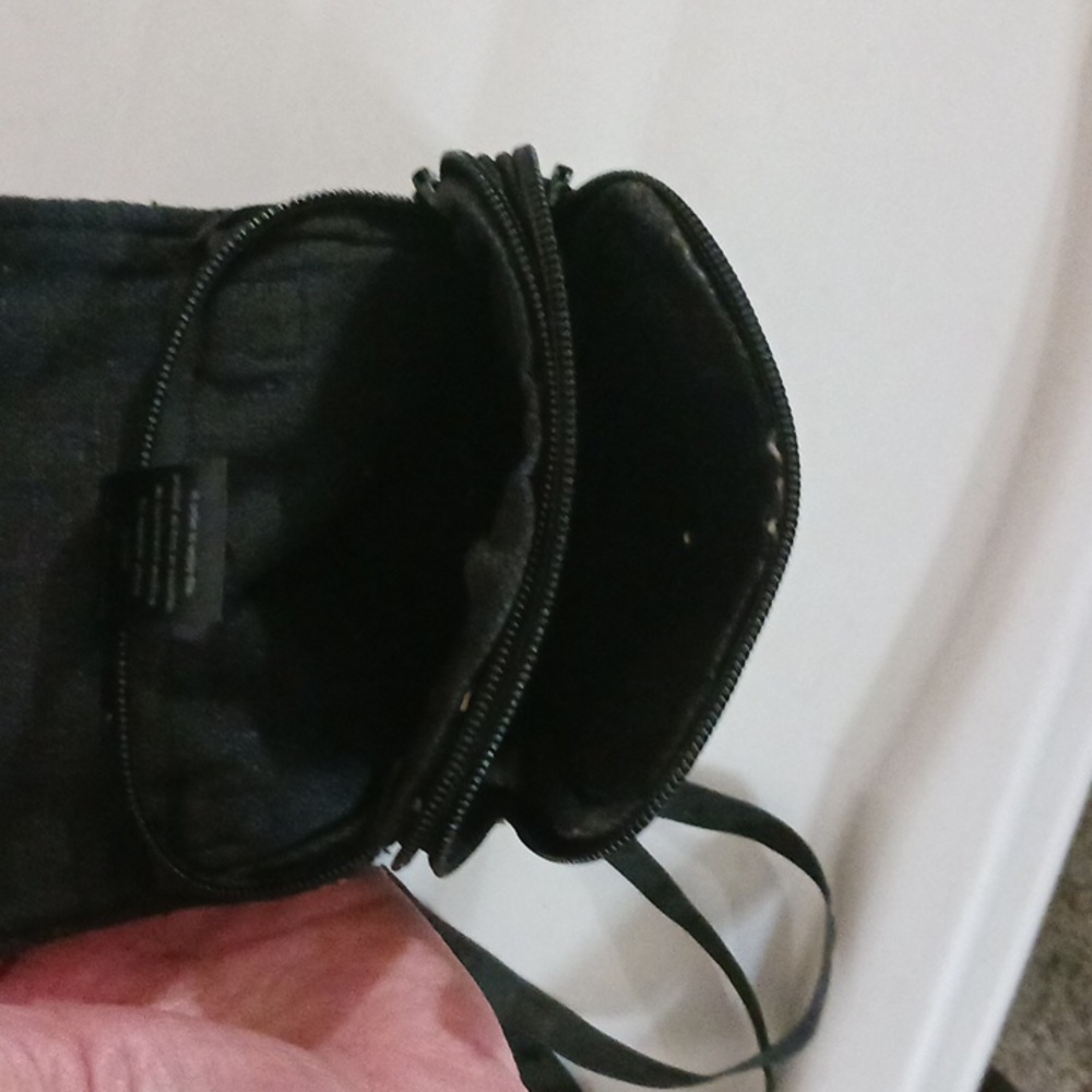 ZAND Amsterdam small crossbody canvas bag - adjustable strap - green/black - Picture 3 of 4